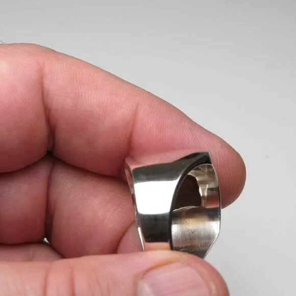 *925 Sterling Silver Tiger eye TibetMen's Ring